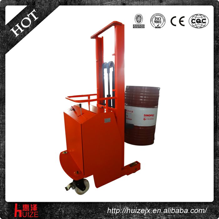 2半電動(dòng)配重油桶車（無底腿，只堆垛，不翻轉(zhuǎn)）